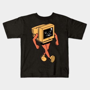 Retro CRT monitor Kids T-Shirt